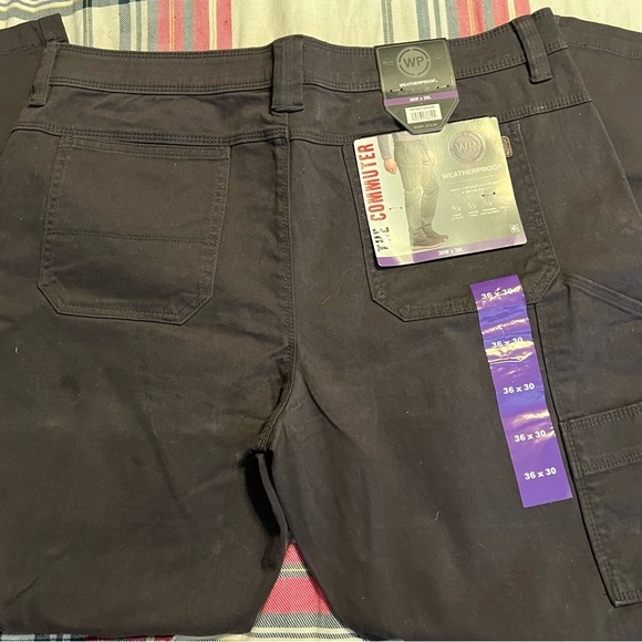 Weatherproof Brown Chinos with Wide Waistband - Picture 3 of 5